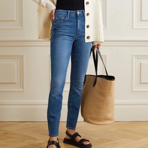 MOTHER Denim - NEW Mother High Waisted Looker Jeans in Balls Of Yarn, Size 26